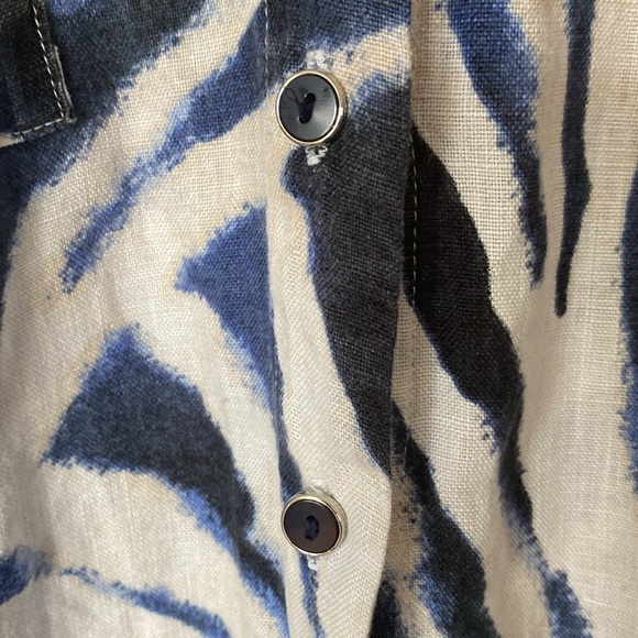 JM Collection Linen Women’s Shirt Size 12 - Picture 5 of 9